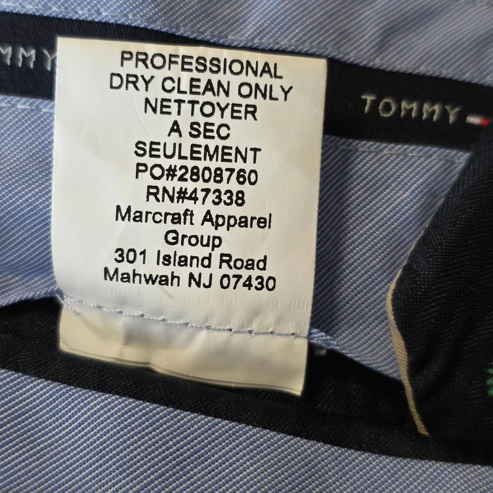 Tommy Hilfiger Warren Mens Khaki Stretch Performance Dress Pants 36x30 D956